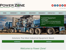 Tablet Screenshot of powerzone.com